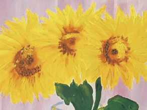 Sunflower Trio – Val Walton Art – Delaware Artist Sunflower Trio - Val Walton Art - Delaware Artist